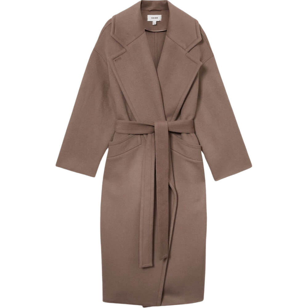 REISS BRIDGET Wool Blend Blindseam Coat